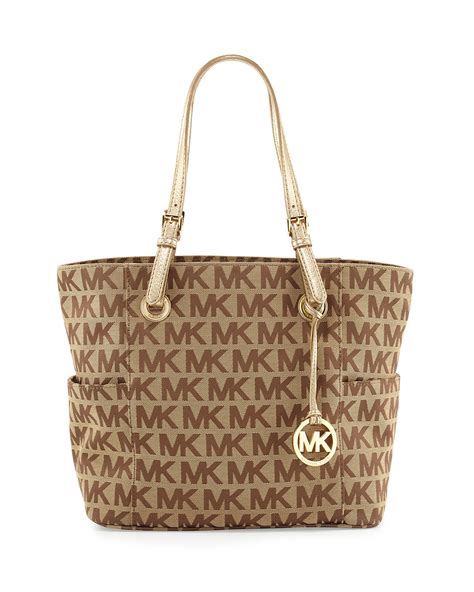 black michael kors bag with brown handles|michael kors handbags tote brown.